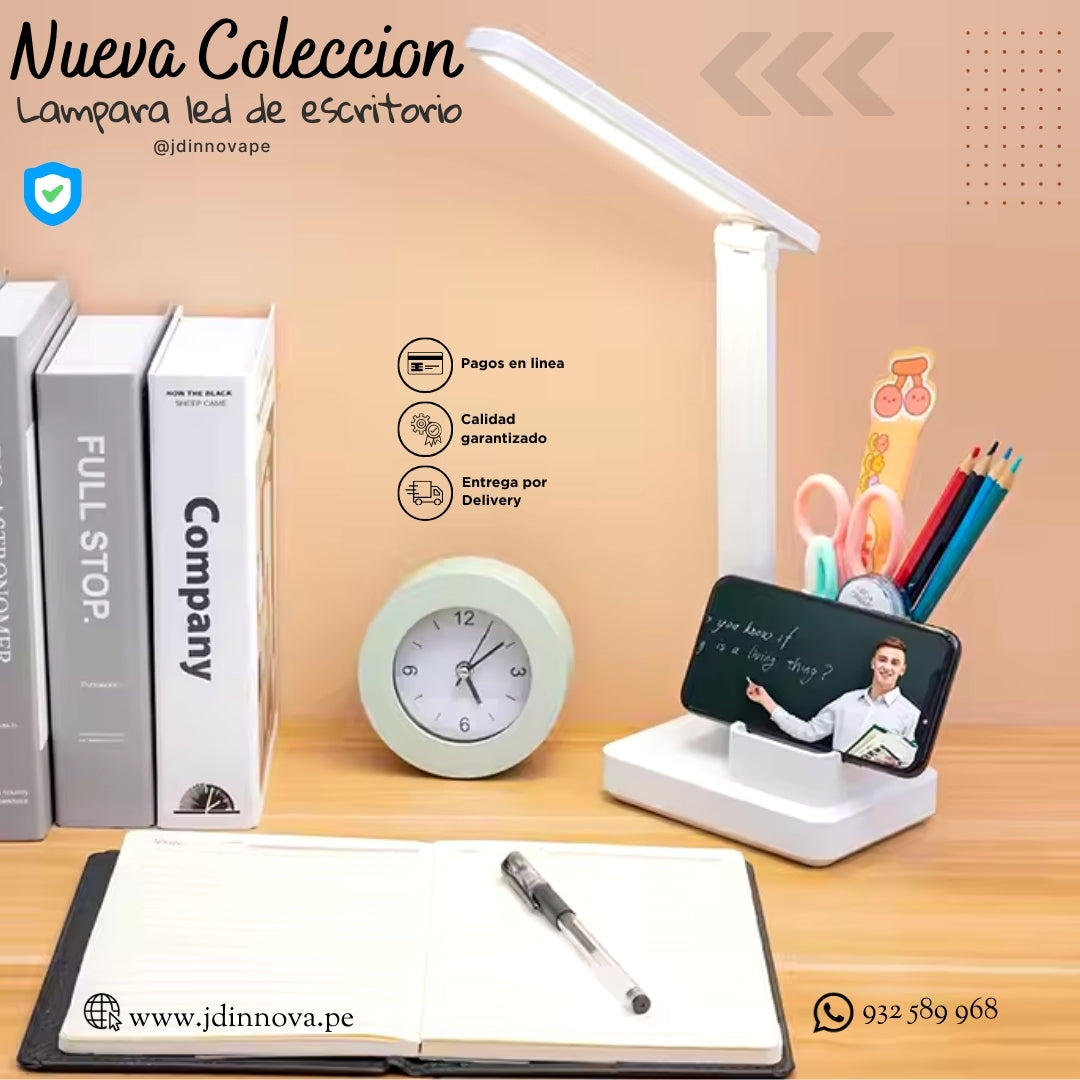 Lámpara de Escritorio LED 4 en 1