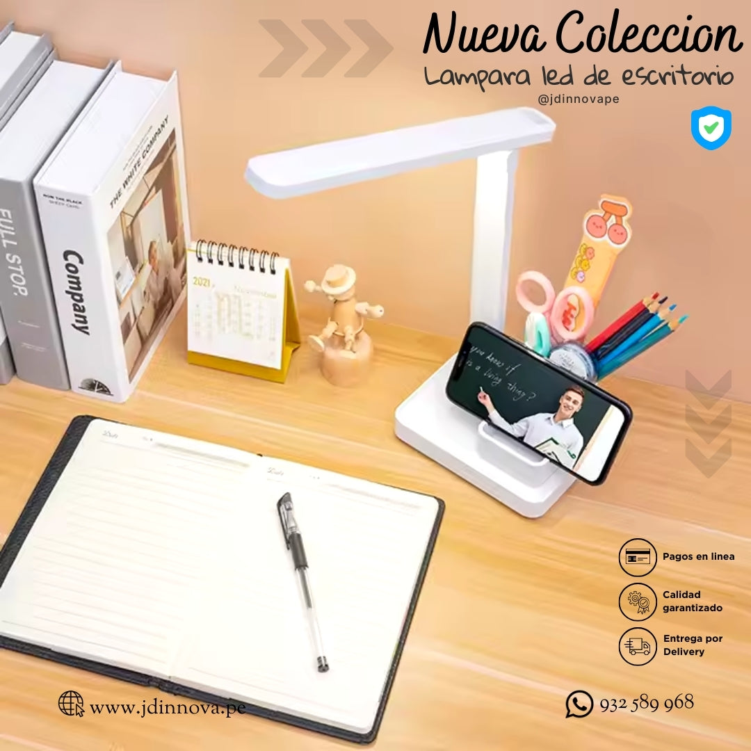 Lámpara de Escritorio LED 4 en 1